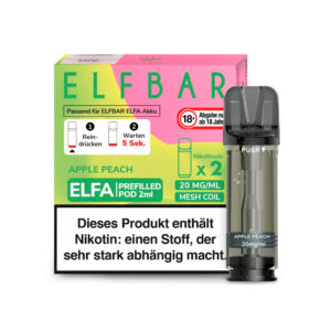 ELFBAR ELFA Pod Apple Peach