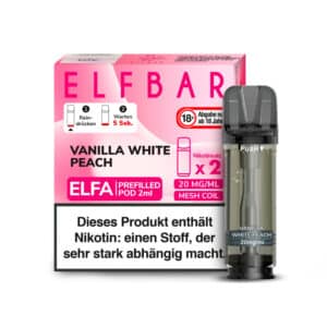 ELFBAR ELFA Pod Vanilla White Peach