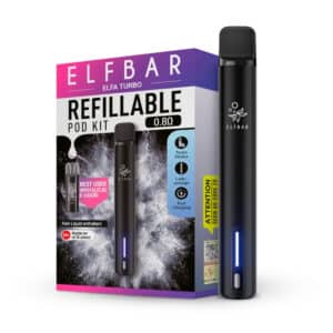 ELFBAR ELFA TURBO Akku Schwarz