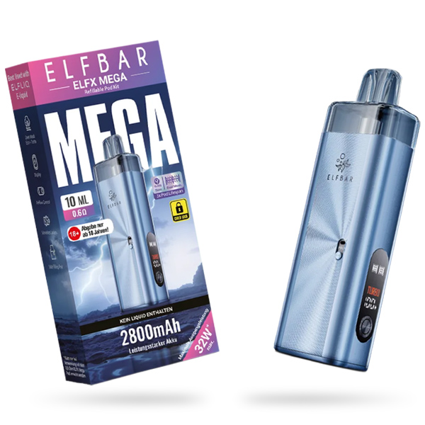 elfbar elfa master akku Elfbar ELFX Mega Pod Kit - 2800 mAh main image 1