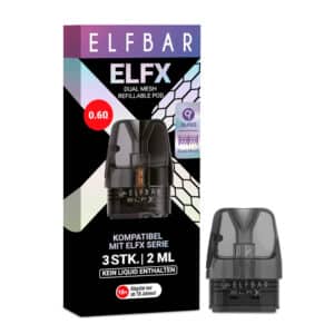 ELFBAR ELFX PRO Pod 0,6 Ohm