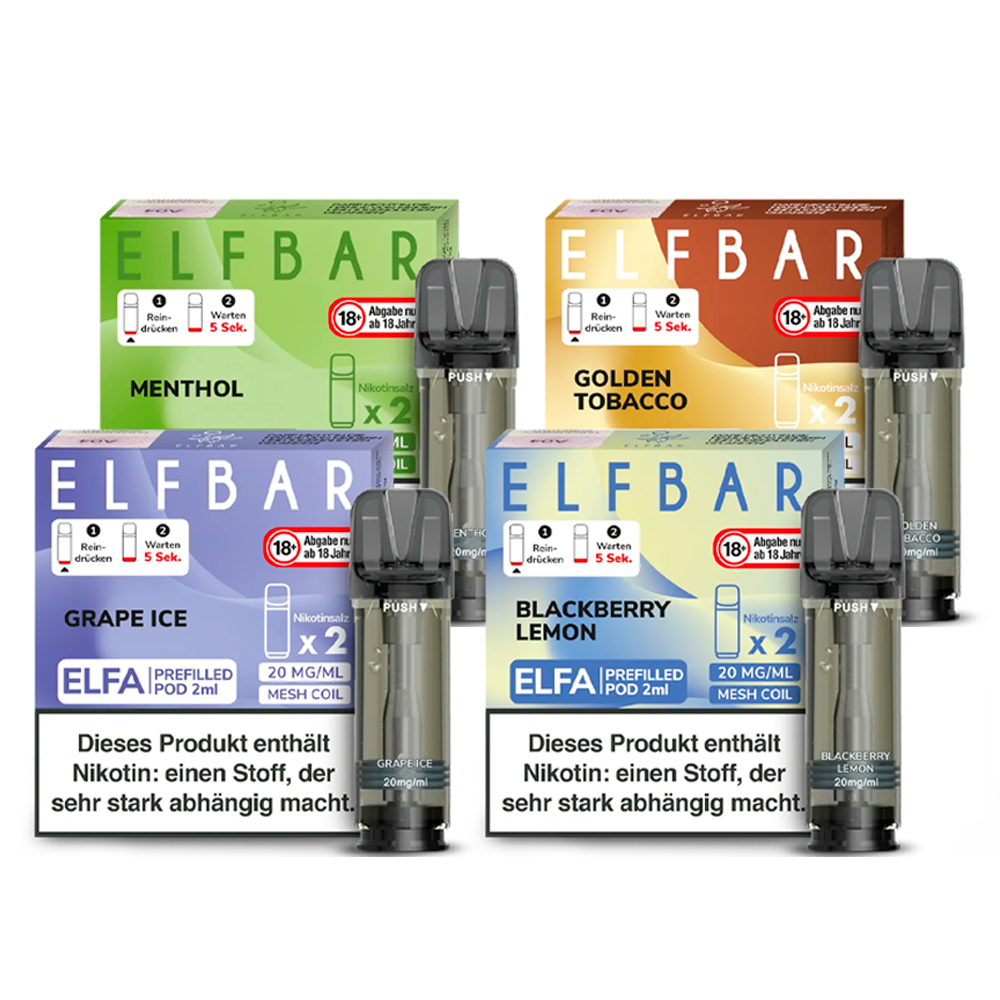 ERLBAR ELFA Pods neue Soretn