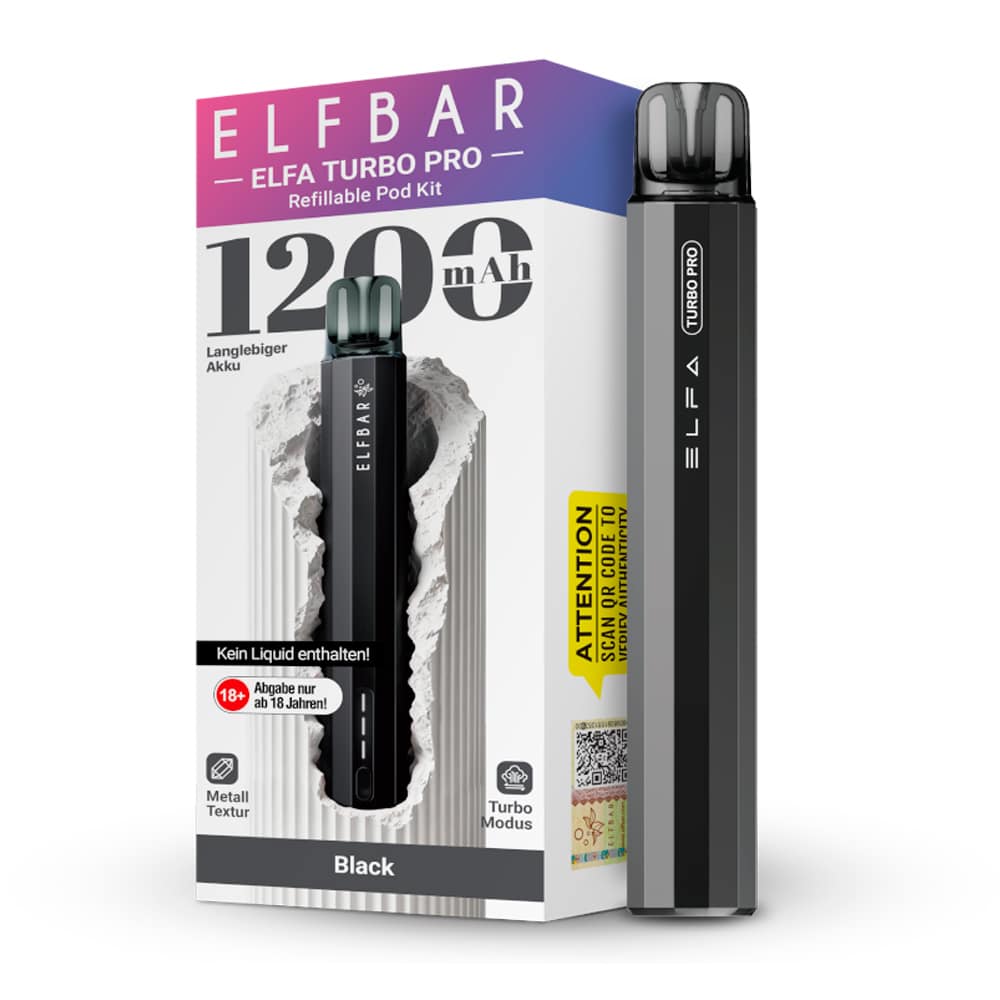 ELFBAR ELFA TURBO Pro Black