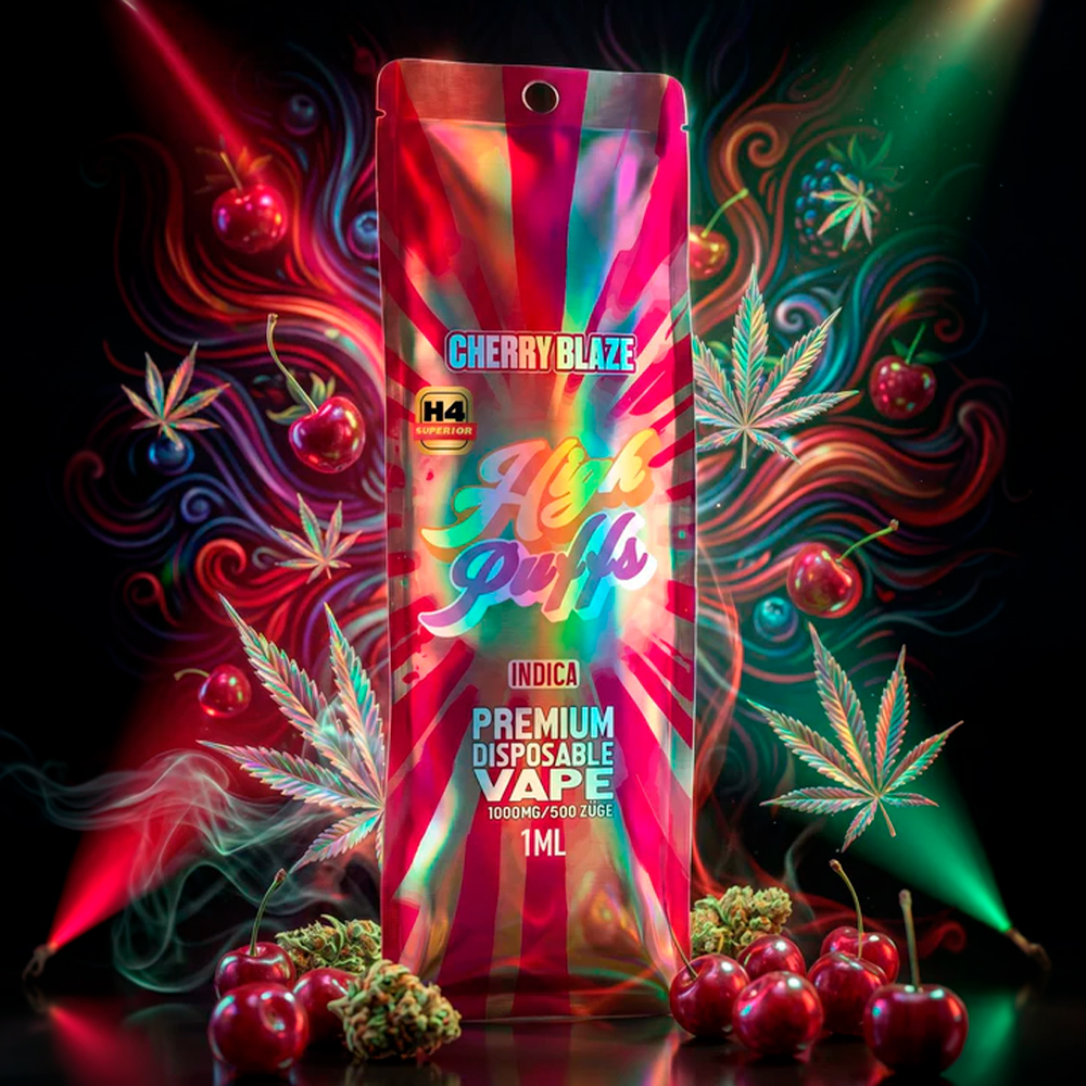 High Puffs H4 Superior Vape Cherry Blaze