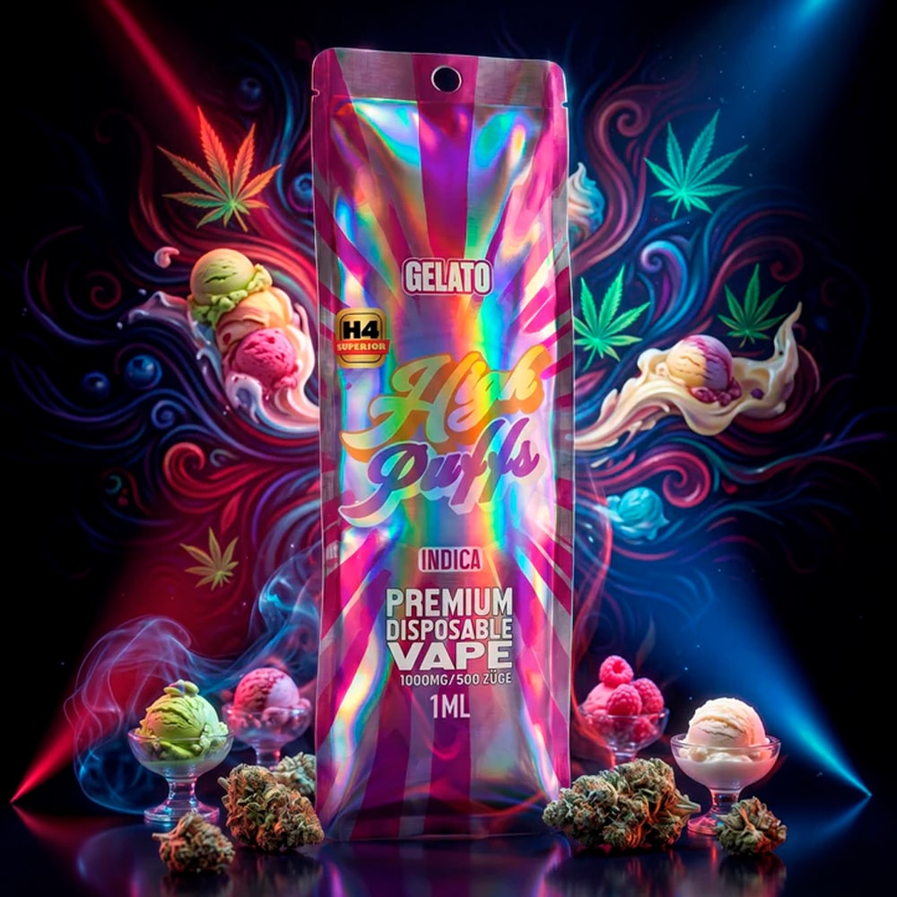 High Puffs H4 Superior Vape Gelato