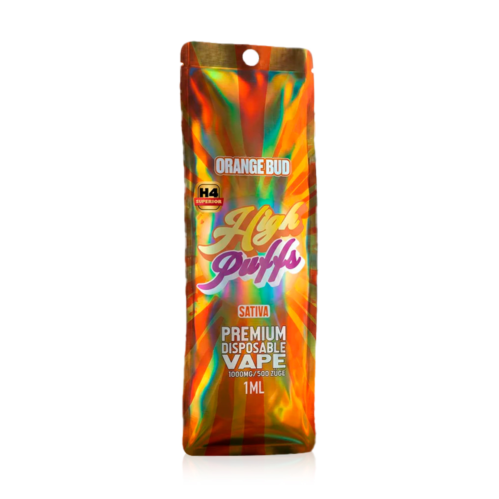 High Puffs H4 Superior Vape Orange Bud
