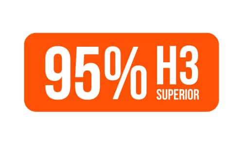 Badge 95% H3 Superior