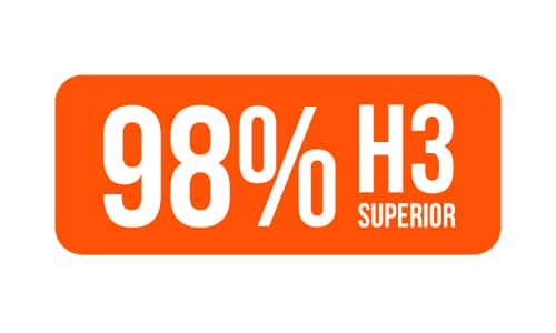Badge 98% H3 Superior