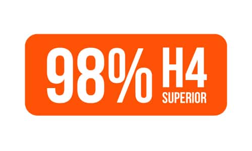Badge 98 % H4 Superior