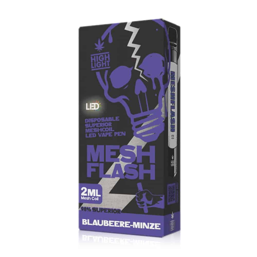 MESH FLASH Superior Vape Blaubeere Minze