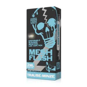 MESH FLASH Superior Vape Traube Minze