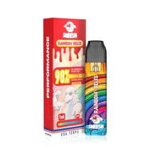 SHEESH Superior Line Rainbow Belts
