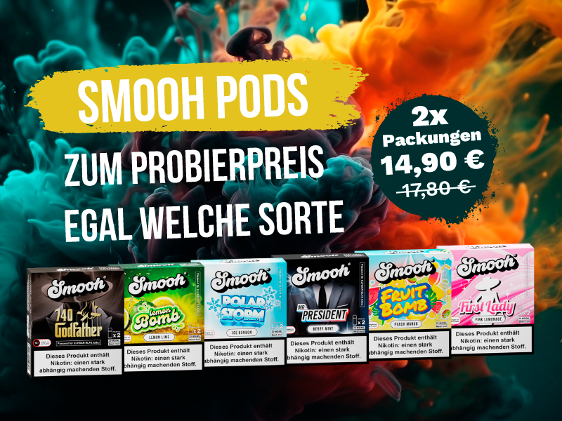 Smooh Pods zum Probierpreis